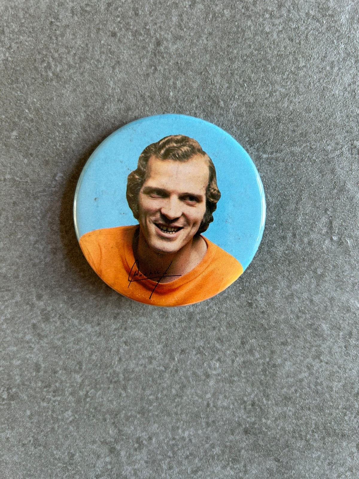 Willy van der Kerkhof ( PSV) WK van 1978 button, Verzamelen, Ophalen of Verzenden, Sport, Button