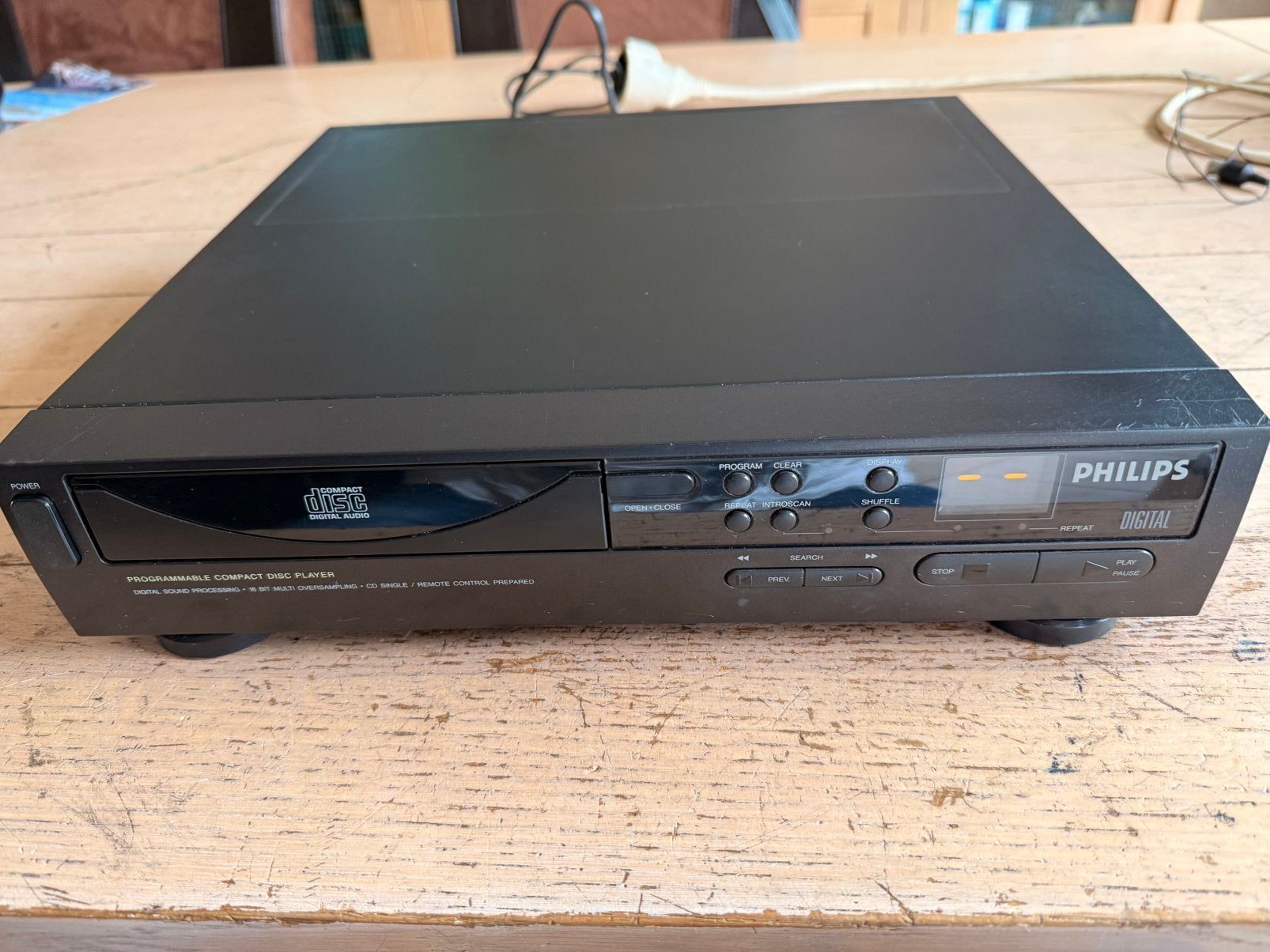 Philips ak-691 cd-speler zie foto’s, Ophalen of Verzenden, Zo goed als nieuw, Philips