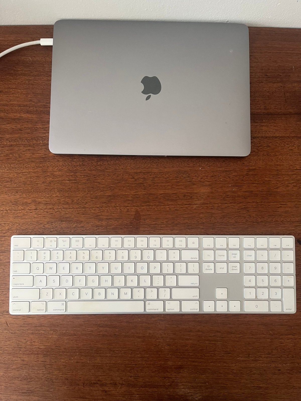 Apple Magic Keyboard met Numeriek Toetsenblok (A1843), Computers en Software, Toetsenborden, Gebruikt, Qwerty, Draadloos, Ophalen of Verzenden