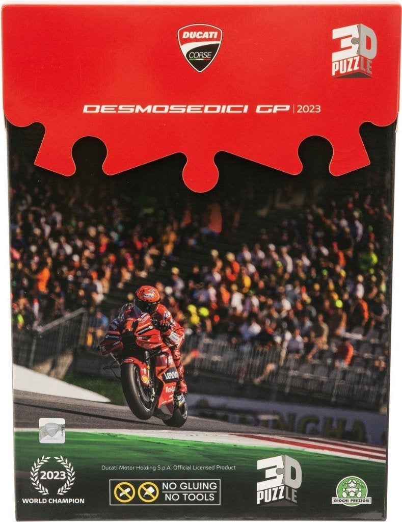 Francesco Bagnaia Ducati Desmosedici 3D Puzzle 2023 1:7, Overige merken, MayCheong, Nieuw, Ophalen of Verzenden