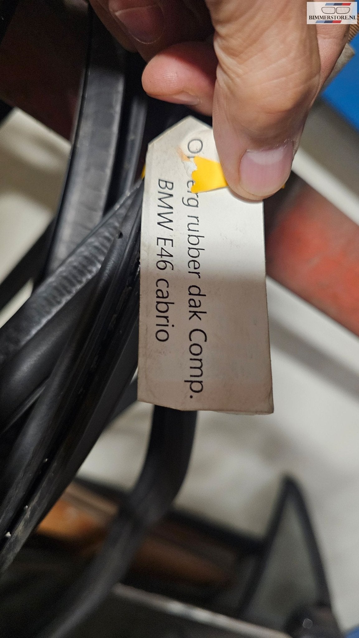 Opberg compartiment rubber cabriodak BMW 3 serie E46 5171822, Auto-onderdelen, Gebruikt, -, Ophalen of Verzenden, -