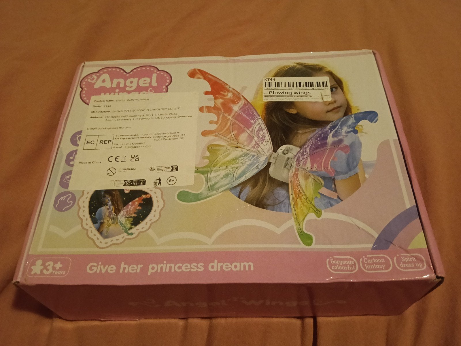 Angel Wings met LED - Lichtgevende Vlinder Vleugels, Ophalen of Verzenden, Nieuw, Meisje