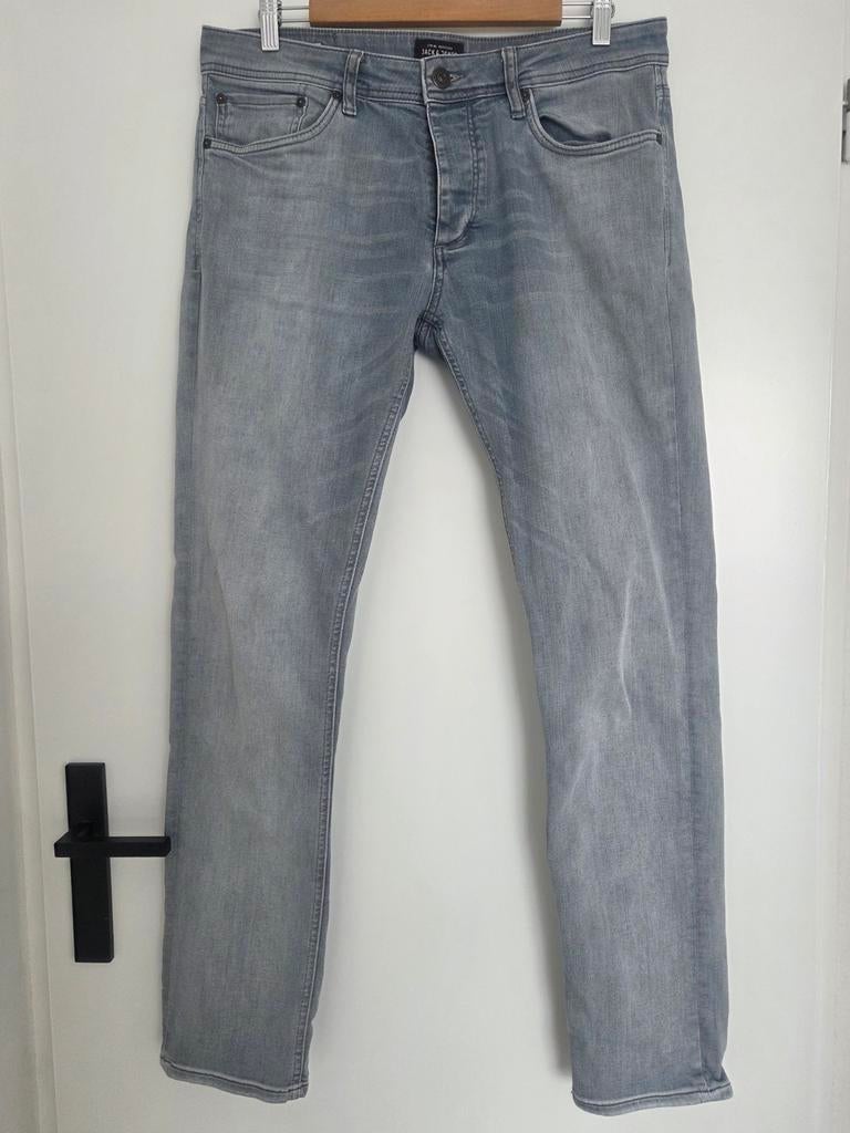 Jack & Jones Jeans L34 W34 - Grijs, Kleding | Heren, Spijkerbroeken en Jeans, Ophalen of Verzenden, Zo goed als nieuw, W33 - W34 (confectie 48/50)
