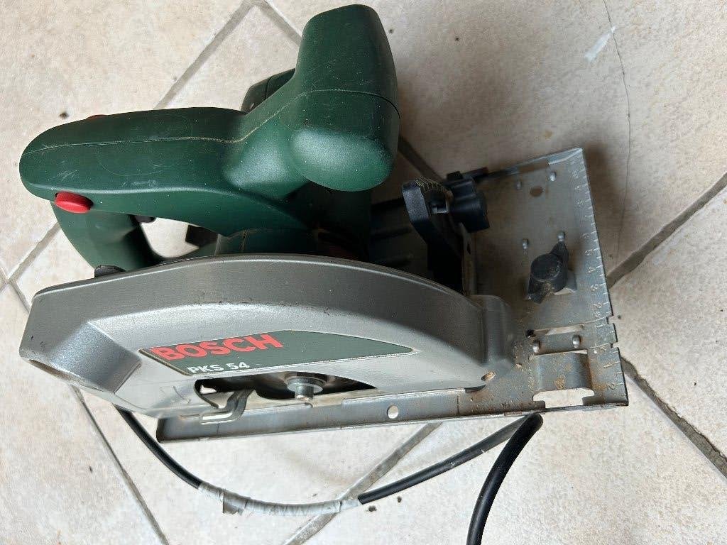 Bosch PKS 54 cirkelzaag, Gebruikt, Cirkelzaag, Ophalen of Verzenden, 30 tot 70 mm