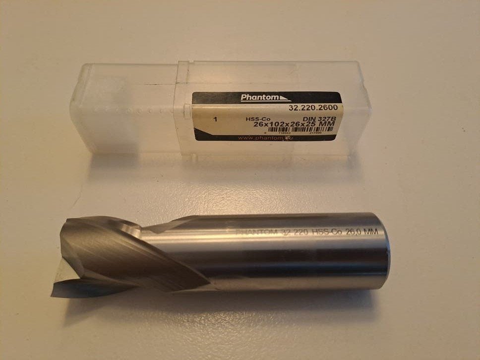 Nieuwe Phantom HSS-Co Frees 26x102x26x25MM Din327B, Ophalen of Verzenden, Nieuw, Overige soorten, Phantom