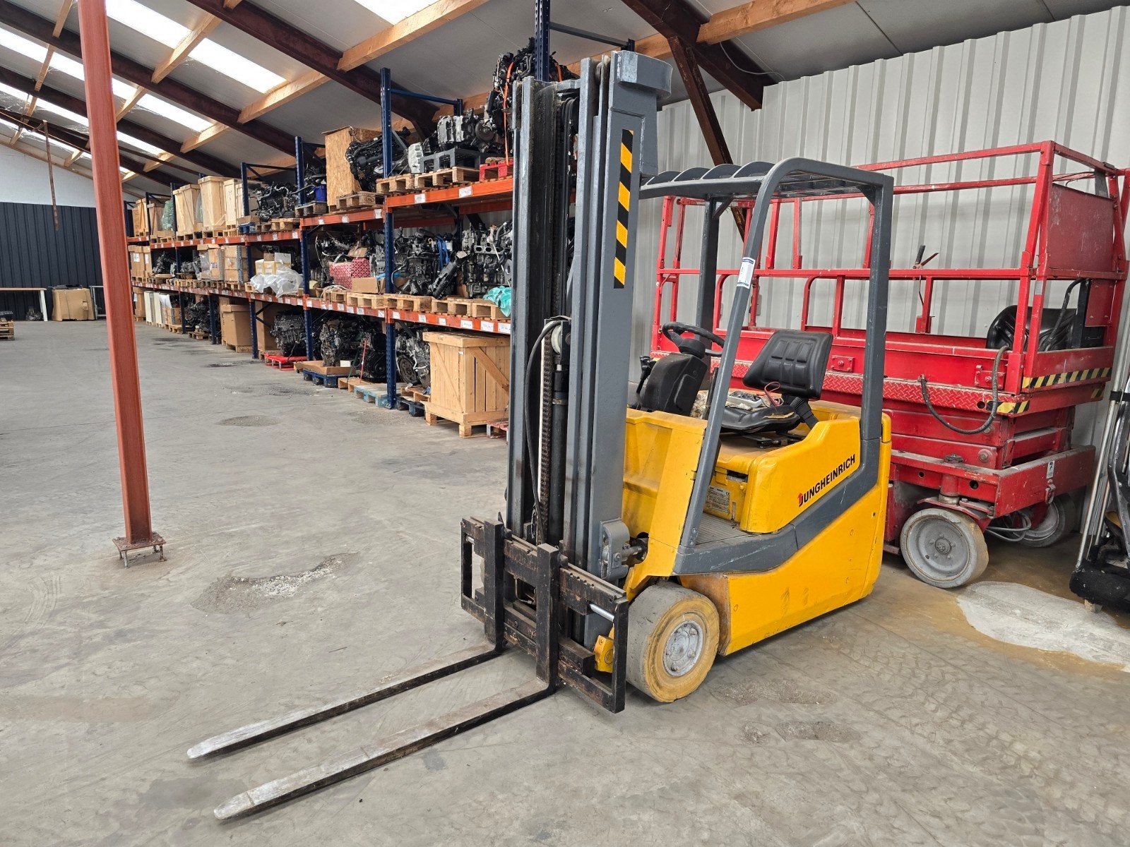 Jungheinrich EFG 216 Heftruck triplex 4.5m hefhoogte 1500 kg, Ophalen, Jungheinrich, Heftruck, 1000 tot 2000 kg