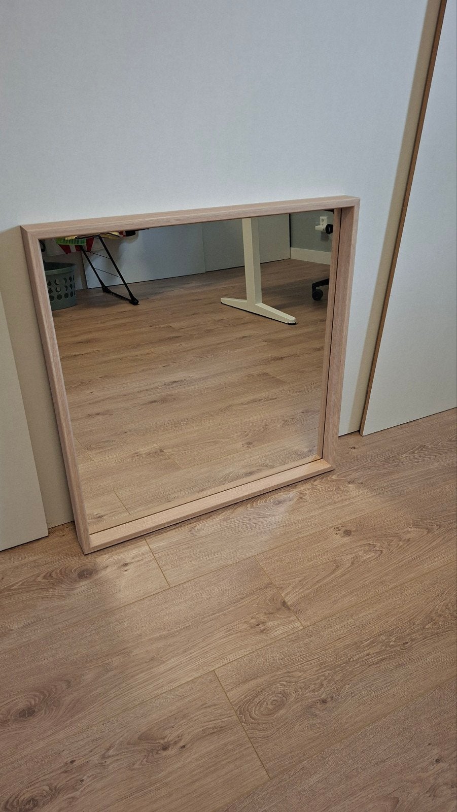 IKEA Nissedal spiegel - als nieuw, Huis en Inrichting, Woonaccessoires | Spiegels, Ophalen, Vierkant, Zo goed als nieuw, Minder dan 100 cm