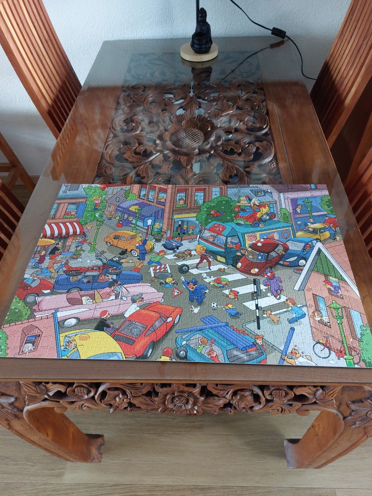 kruispunt that's life puzzel 1000 stukjes, Ophalen, 500 t/m 1500 stukjes, Zo goed als nieuw, Legpuzzel