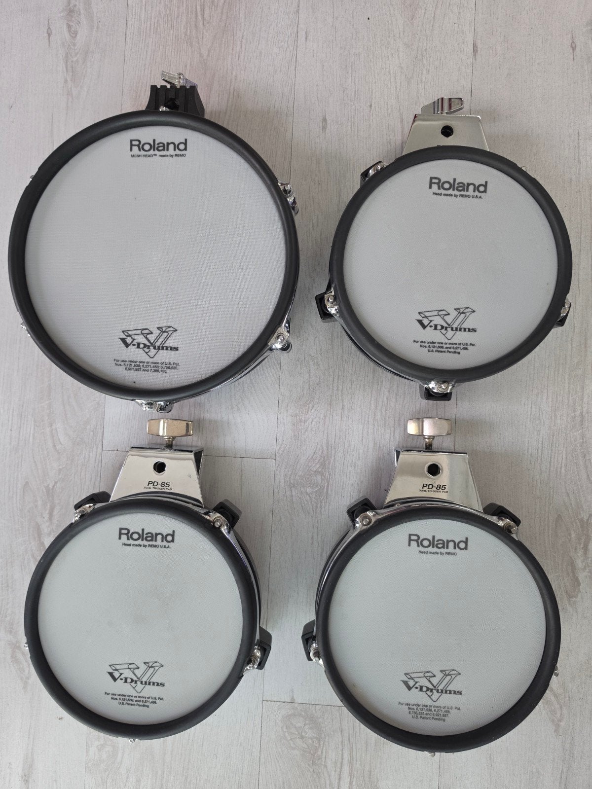 Roland PD-105 & 3x Roland PD-85 DUAL-ZONE, Muziek en Instrumenten, Instrumenten | Onderdelen, Ophalen of Verzenden, Zo goed als nieuw