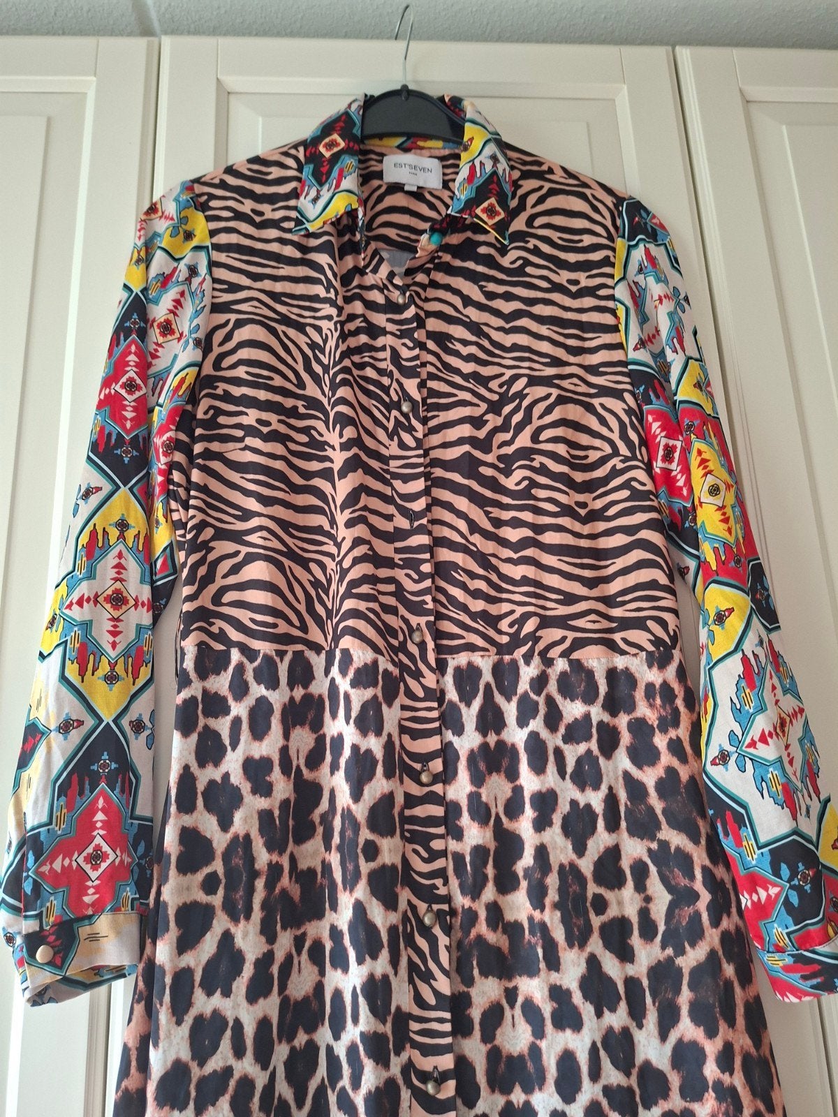 EST' SEVEN JURK MAAT 38, Kleding | Dames, Maat 38/40 (M), Zwart, Ophalen of Verzenden, Zo goed als nieuw