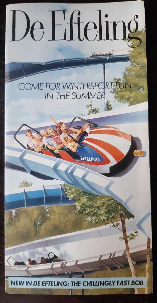 Originele Engelstalige folder voor de efteling, Verzenden, Zo goed als nieuw, Overige typen