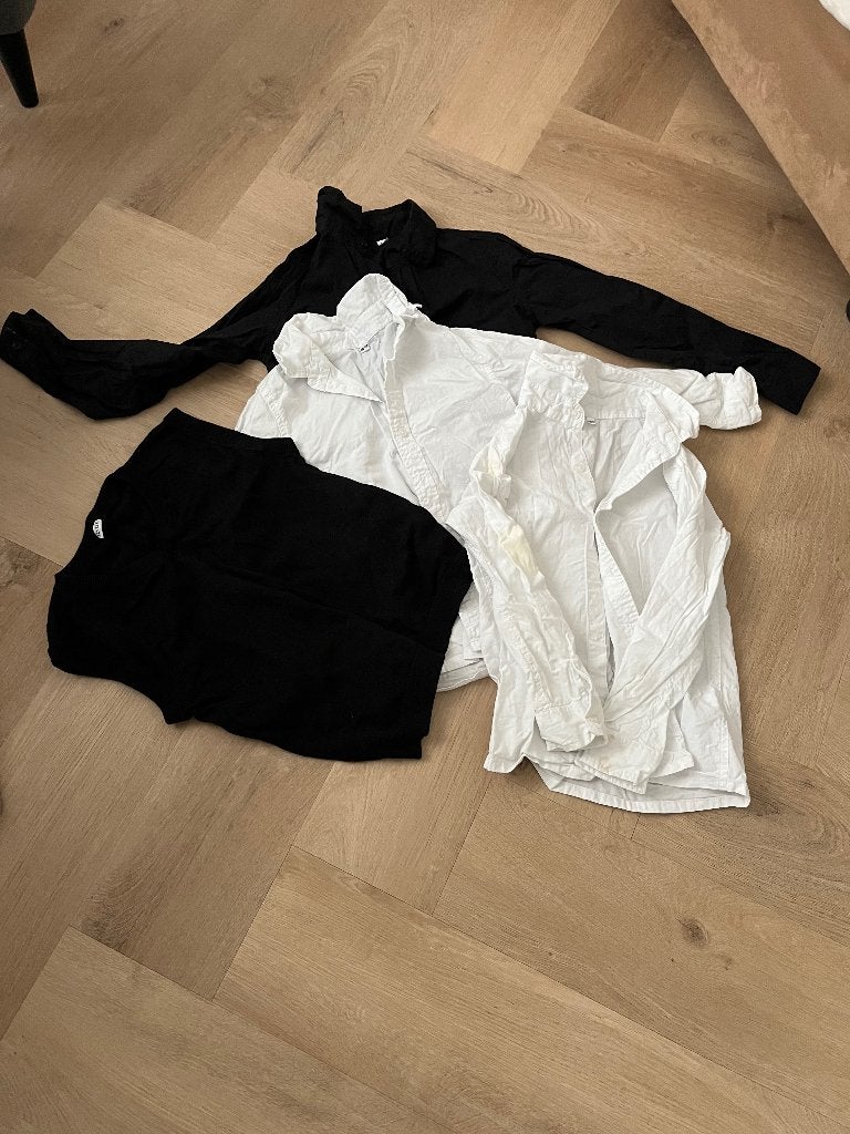 Jongens kleding kerst maat 122/128, Ophalen, Gebruikt, Jongen, Overhemd of Blouse