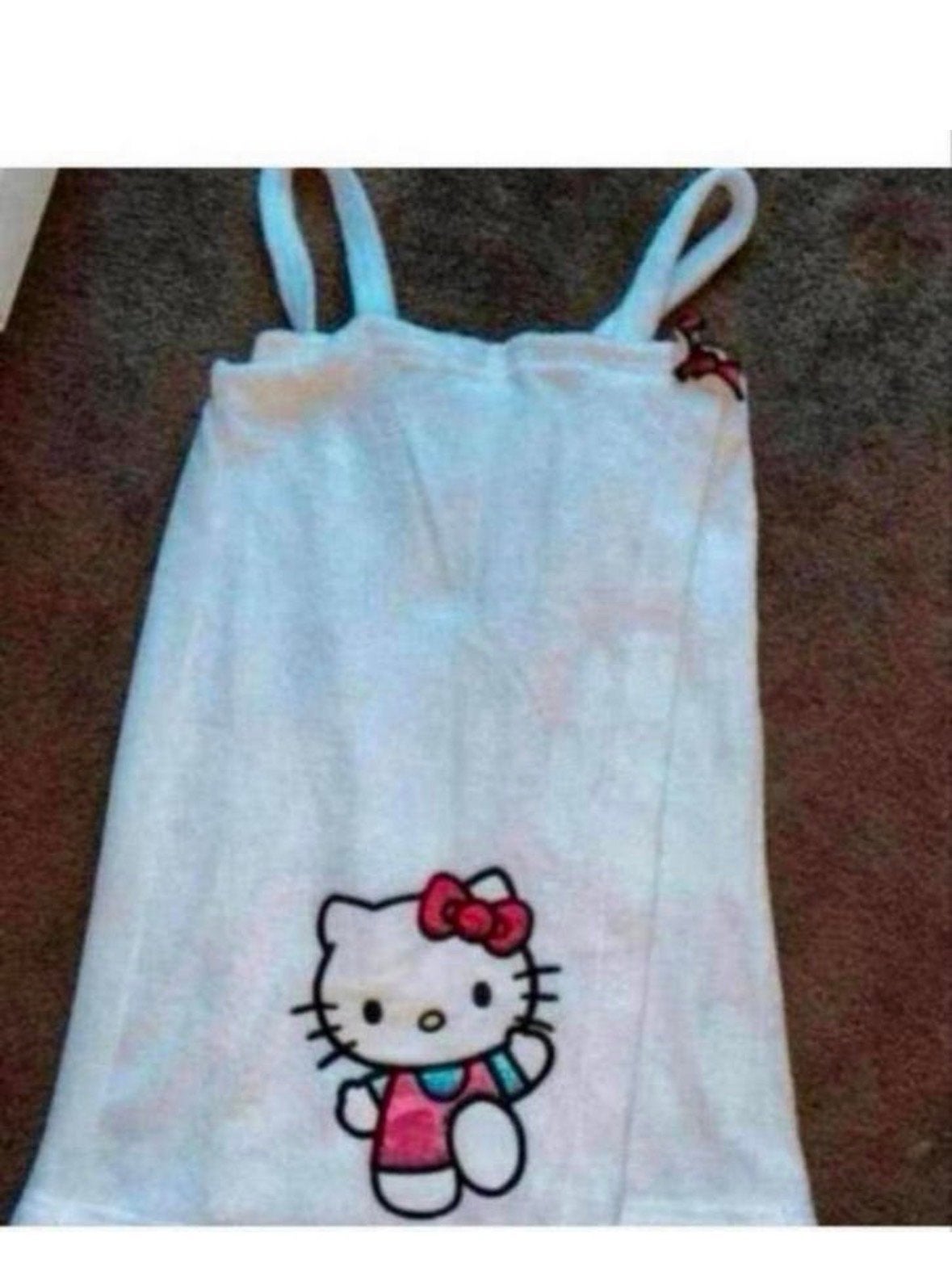 Hello Kitty SaunaKilt / Nachtjurk - One Size, Ophalen of Verzenden, Wit, Nachtkleding