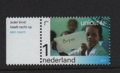 ‹(•¿•)› nl # m0543 unicef tab, Postzegels en Munten, Ophalen of Verzenden, Na 1940, Gestempeld