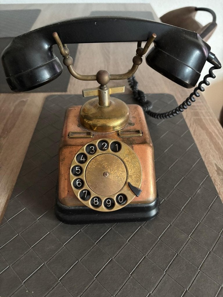 Antieke Telefoon decoratie, Ophalen, Vintage, Overige materialen, Zo goed als nieuw