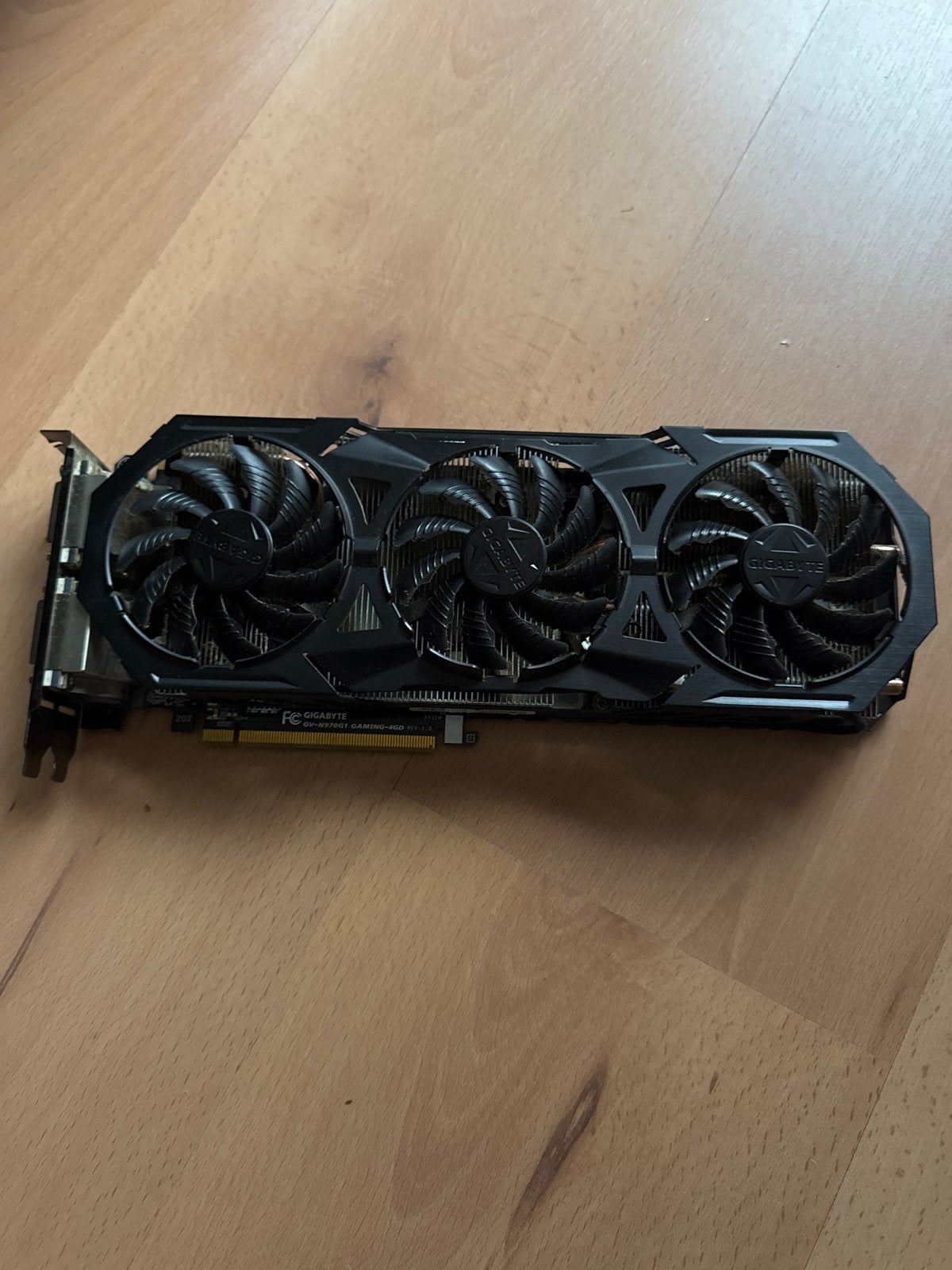 Gigabyte GV-N970G1 GAMING-4GD Rev 1.0 Videokaart, Ophalen, PCI-Express 3, HDMI, Nvidia