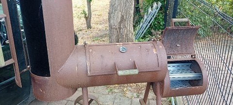 corten staal rook oven, Ophalen, Gebruikt