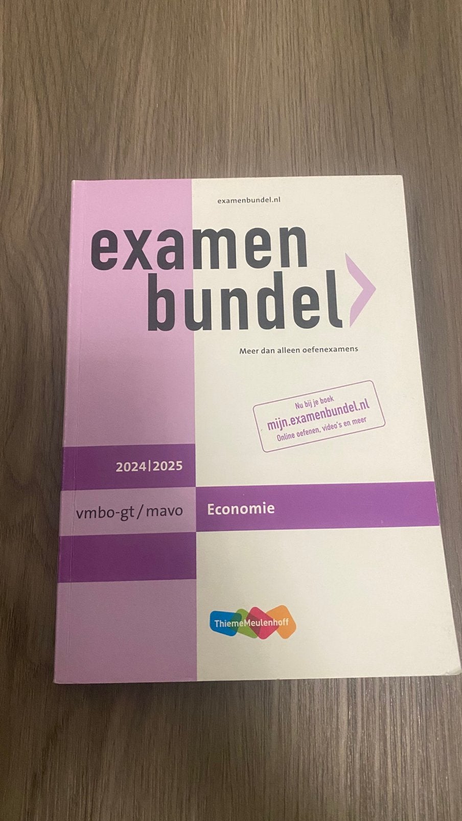 Examenbundel 2024/2025 Economie, Boeken, Schoolboeken, Ophalen, Zo goed als nieuw, VMBO, Economie
