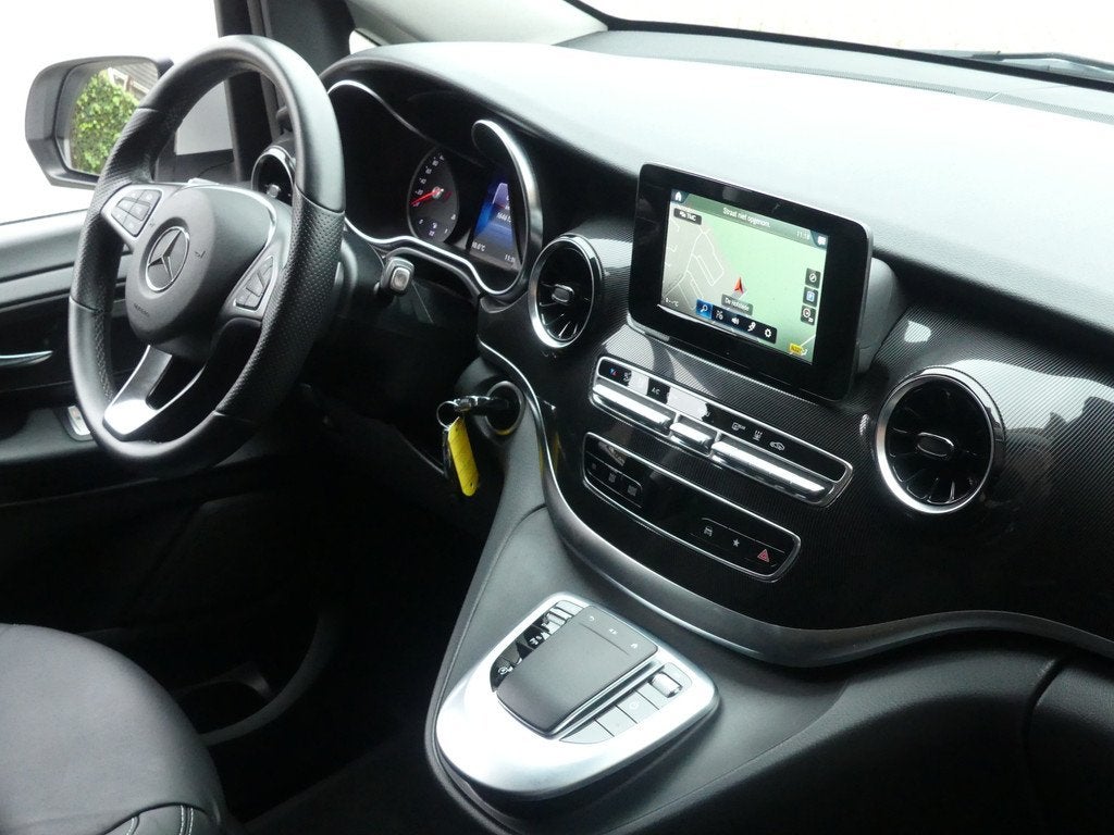 Mercedes-Benz V-Klasse 300d Lang Dubbel Cabine LED/Leer/Came, Auto's, Bestelauto's, Automaat, Achterwielaandrijving, Gebruikt