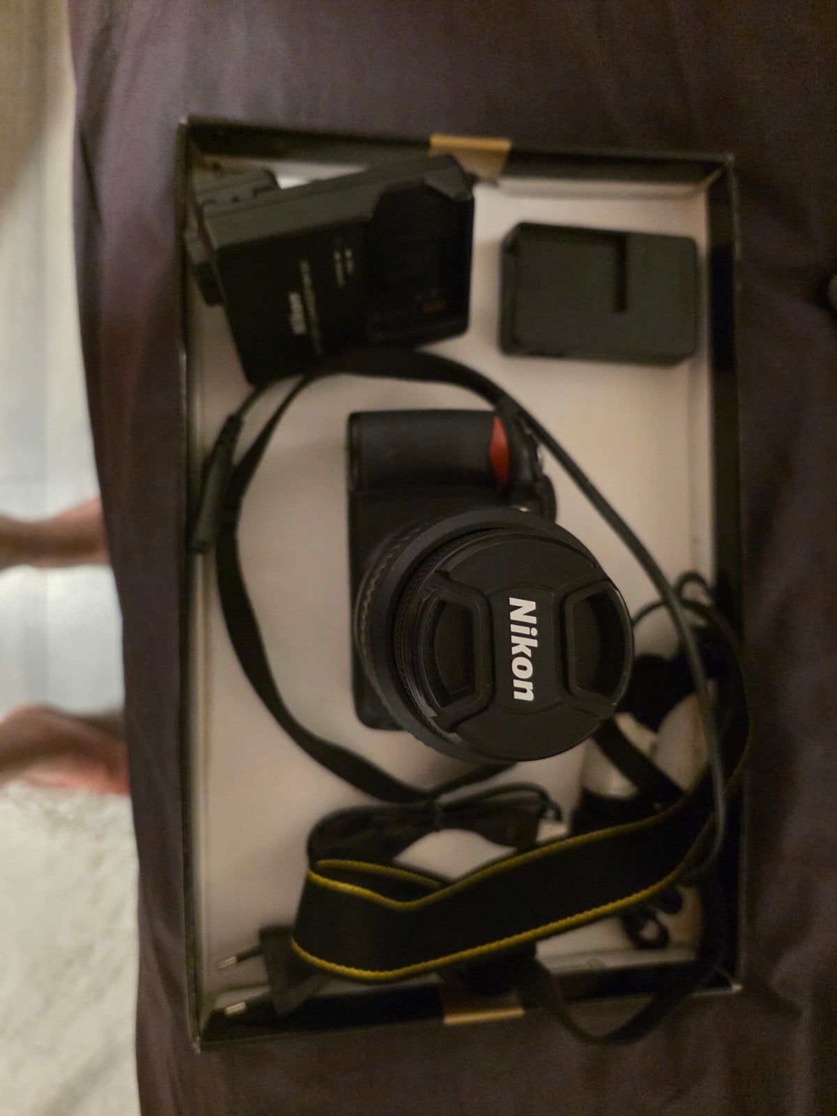 Nikon D3100 spiegelreflexcamera met accessoires, Audio, Tv en Foto, Ophalen, Beeldstabilisatie, Gebruikt, Spiegelreflex