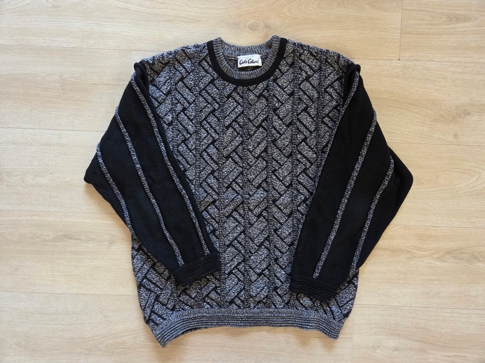 Vintage Carlo Colucci - Maat 48, Maat 48/50 (M), Ophalen of Verzenden, Zo goed als nieuw, Grijs