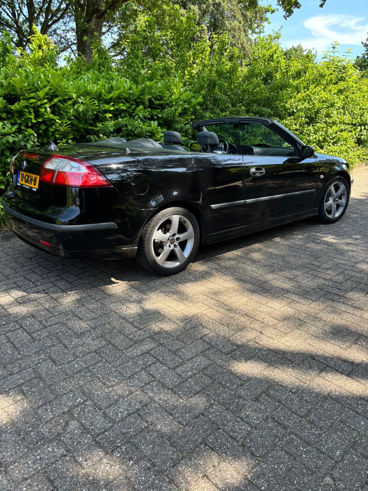 Saab 9-3 AERO 2004 AUT. Nieuwe kap. Apk tot 1/5/2017, Auto's, Saab, 1998 cc, 194 pk, Cabriolet, 4 stoelen