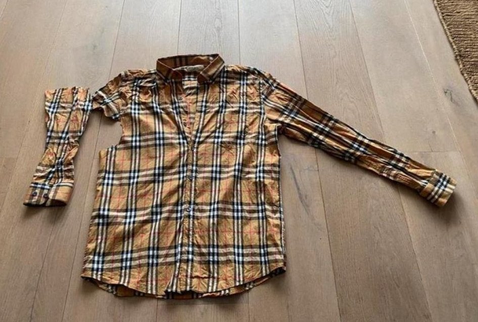 Burberry xl kapot, Kleding | Heren, Overhemden, Ophalen of Verzenden, Gedragen, Beige, Halswijdte 43/44 (XL)