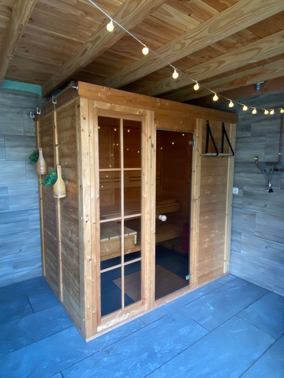 Binnen sauna fins, Ophalen, Zo goed als nieuw, Complete sauna