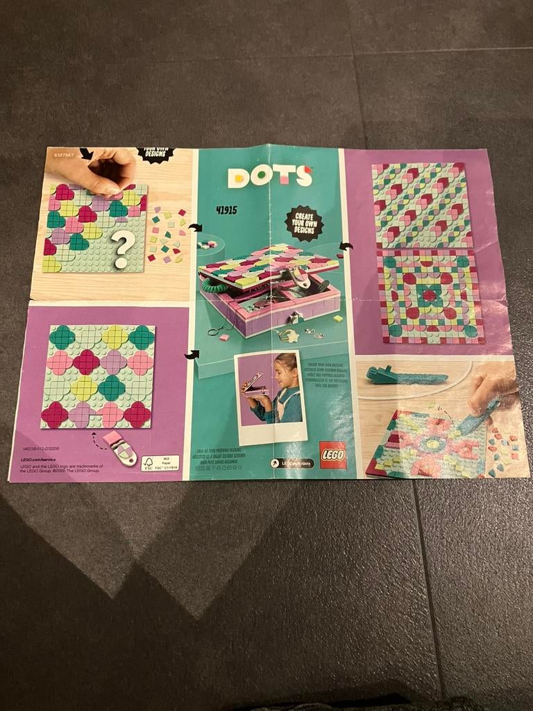Lego Dots sieradendoos en wat dingen om te versieren 41915, Overige thema's, Lego, Ophalen of Verzenden, Zo goed als nieuw