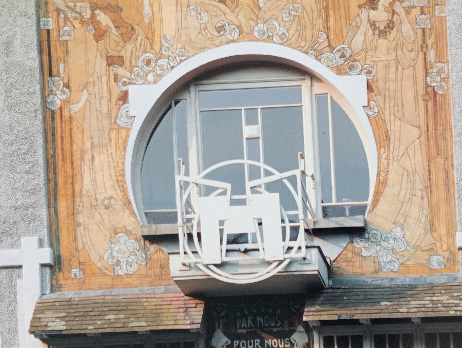 Paul Cauchie Art Nouveau Architectuur fotoprint, Ophalen of Verzenden, 1980 tot heden, Zo goed als nieuw, Overige onderwerpen
