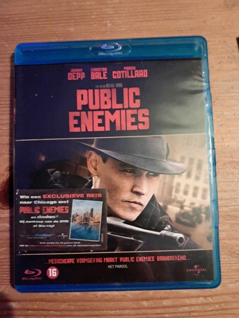 Public enemies op blu-ray, Ophalen, Engels, Vanaf 16 jaar, Nederlands