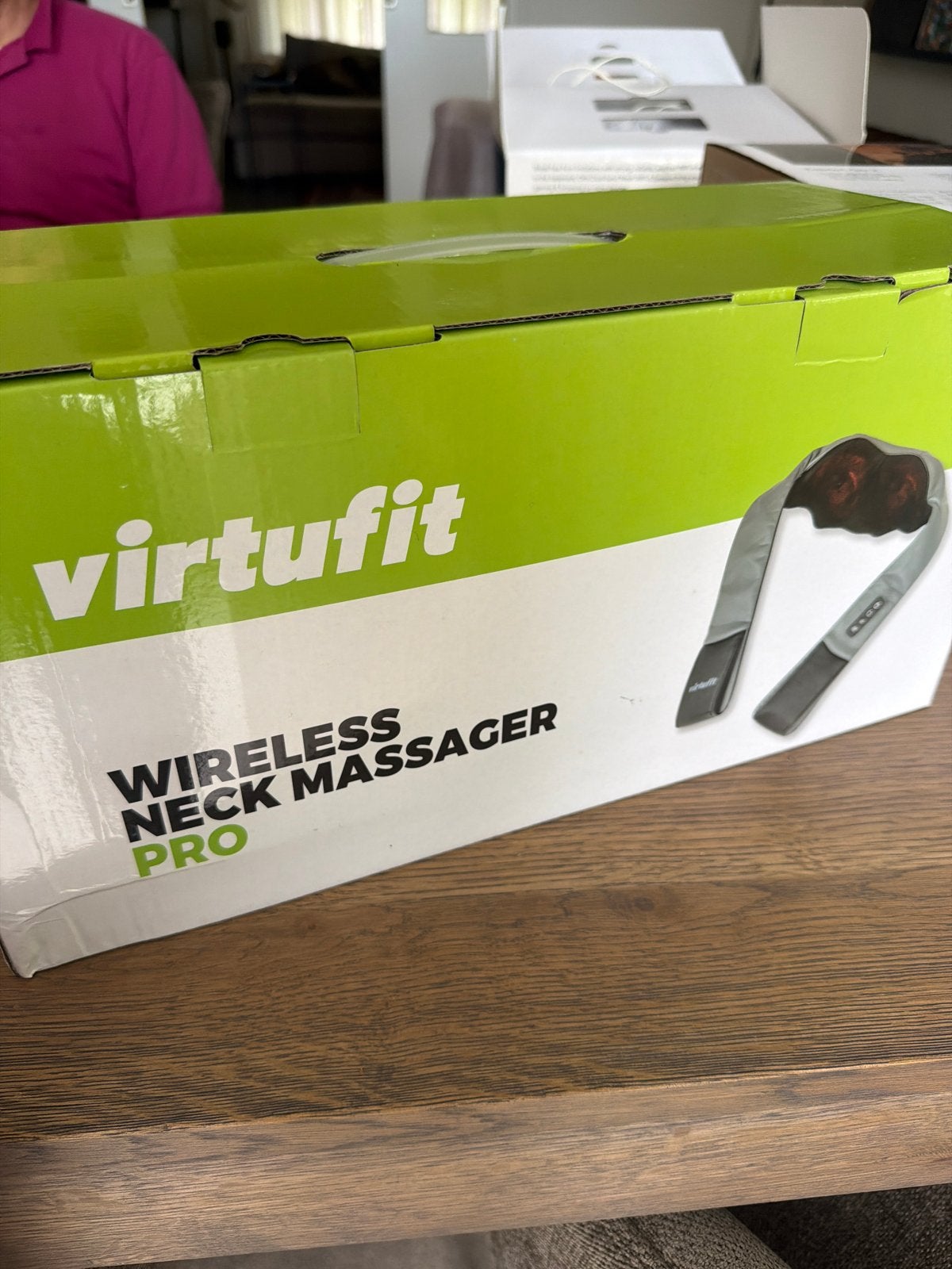 Virtufit Wireless Neck Massager Pro - Draadloze Nek Masseur, Ophalen of Verzenden, Zo goed als nieuw, Apparaat