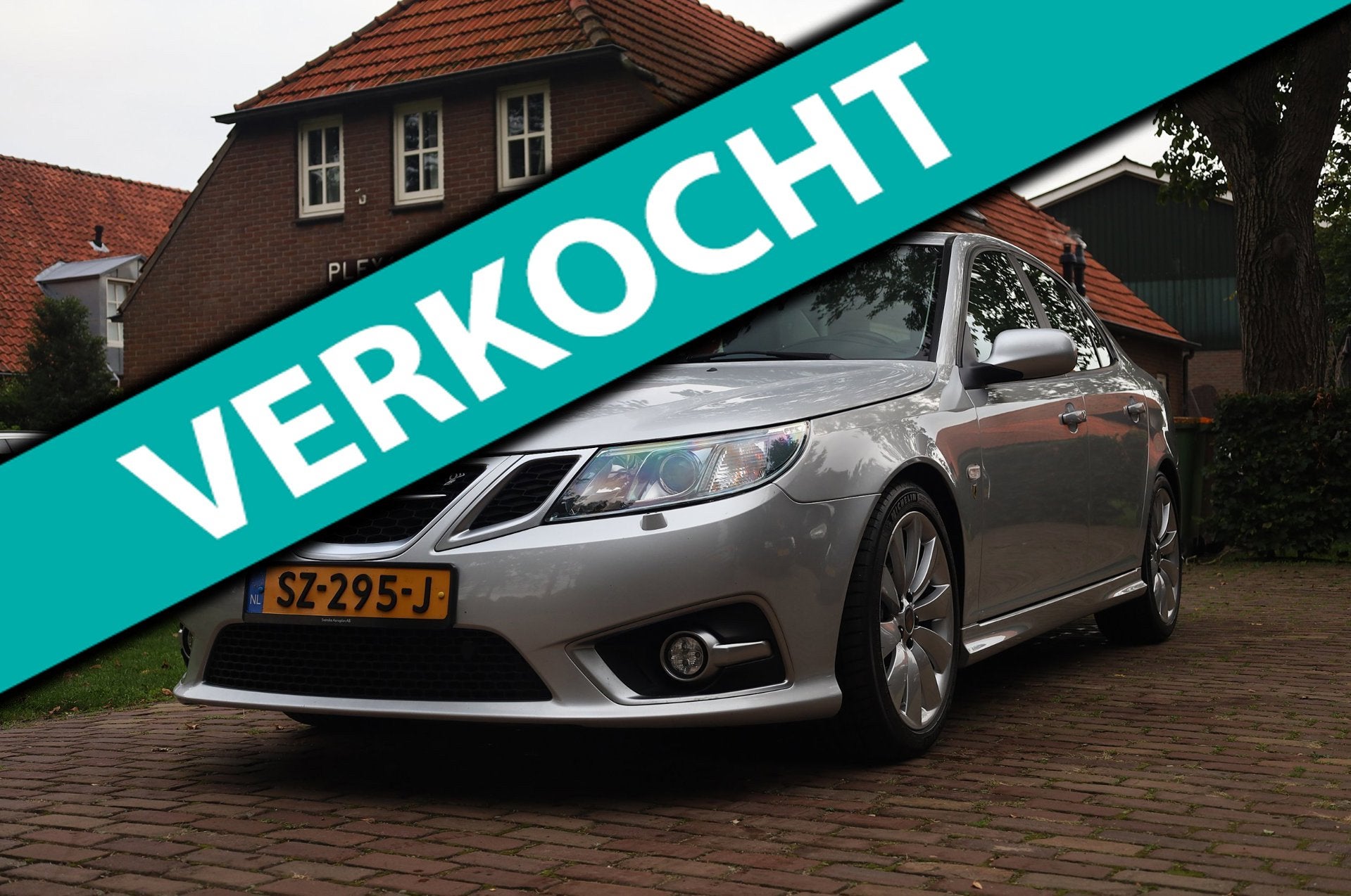 Saab 9-3 Sport Sedan Aero Turbo4 2.0 T Aut. | Nr 263 van 420, Auto's, Gebruikt, Beige, 1600 kg, Xenon verlichting