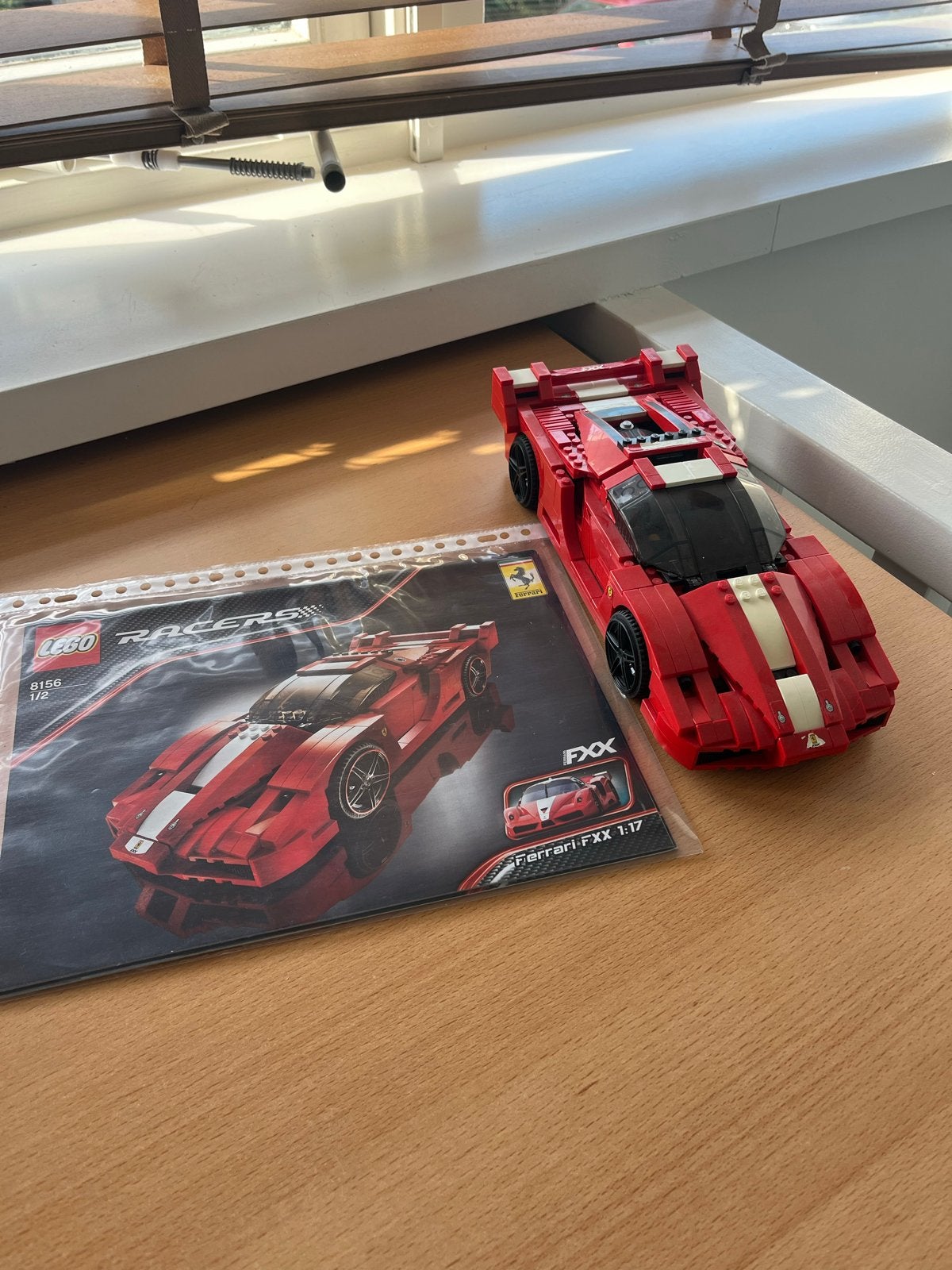 LEGO Racers 8156 Ferrari FXX 1:17 - Zo goed als nieuw, Ophalen of Verzenden, Zo goed als nieuw
