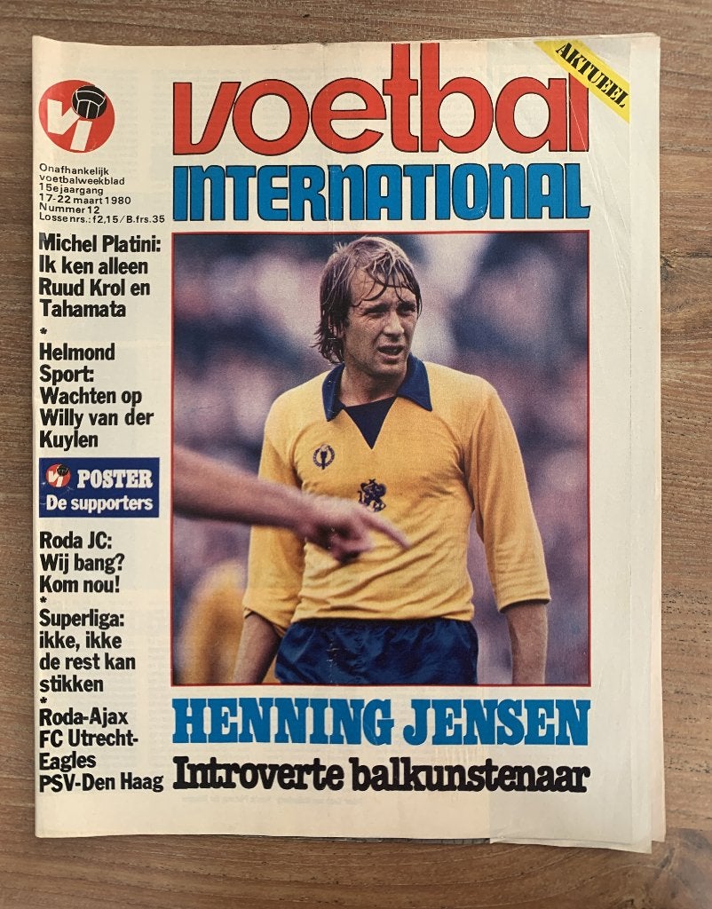 Voetbal International VI Div. tijdschriften uit 1980 / €1,50, Verzamelen, Sportartikelen en Voetbal, Ophalen of Verzenden, Zo goed als nieuw