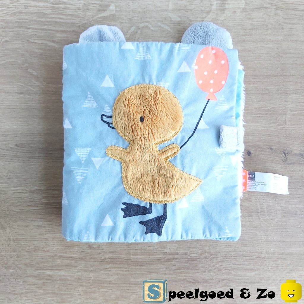 🐤 ZGAN | Hema Stoffen Boekje | Voelboekje met dieren, Ophalen of Verzenden, Zo goed als nieuw, Overige typen, Met geluid