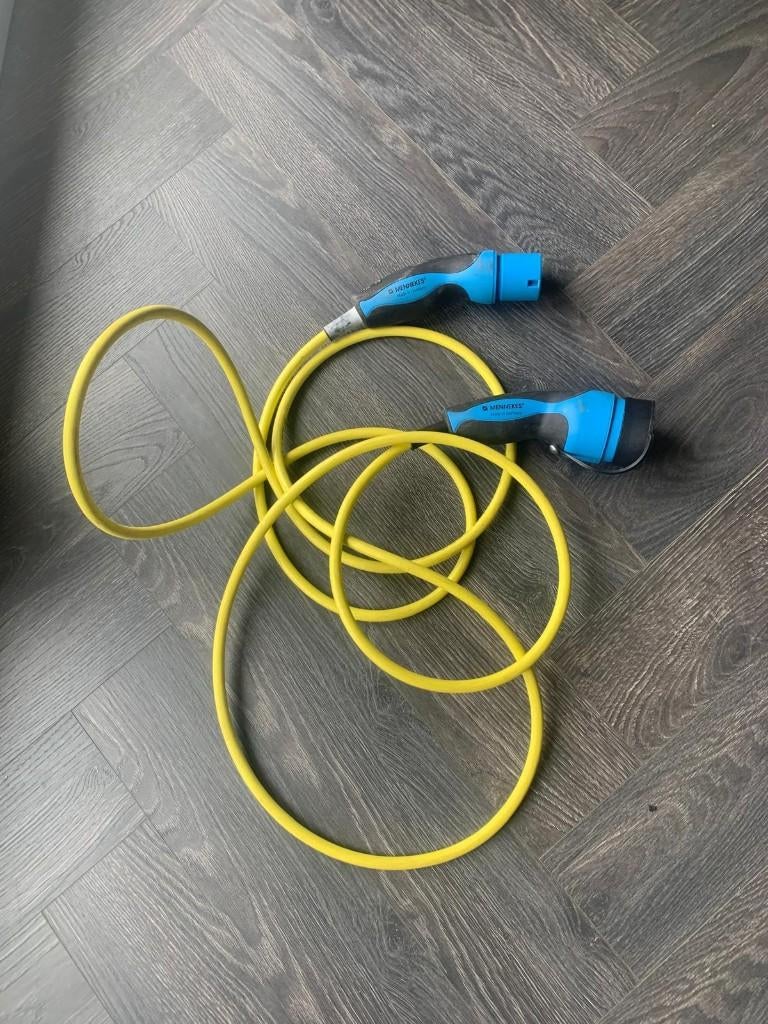 Mennekes laadkabel, 4,50 meter, Ophalen, Gebruikt