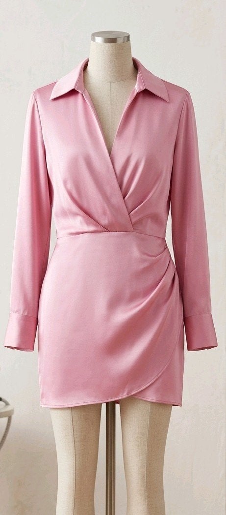 Gala/feestjurk roze satijnen maat M, Maat 38/40 (M), Verzenden, Zara, Nieuw