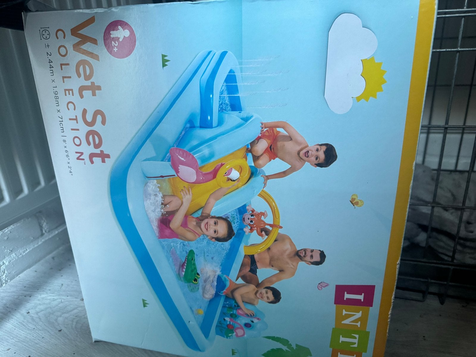 Intex Wet Set Zwembad met Glijbaan - Nieuw in Doos, Ophalen, Opblaaszwembad, Nieuw, 200 tot 400 cm