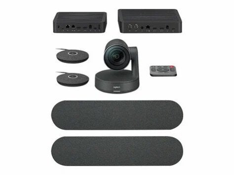 Logitech ConferenceCam Rally Plus Bundle, Verzenden, Zo goed als nieuw, Windows, Microfoon