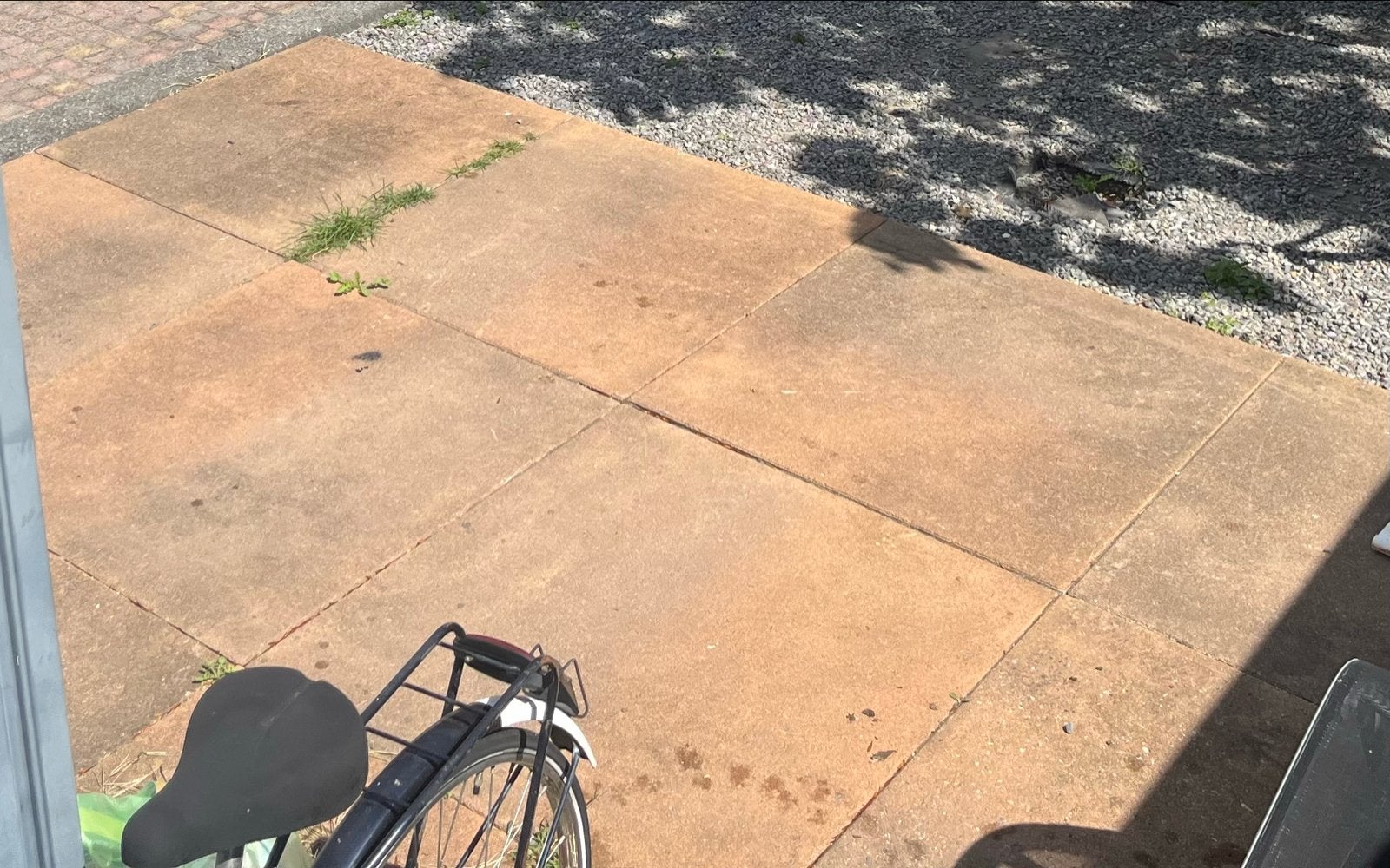 terrastegels beton 100x100, Tuin en Terras, Tegels en Klinkers, Ophalen, Gebruikt, 10 m² of meer, Beton