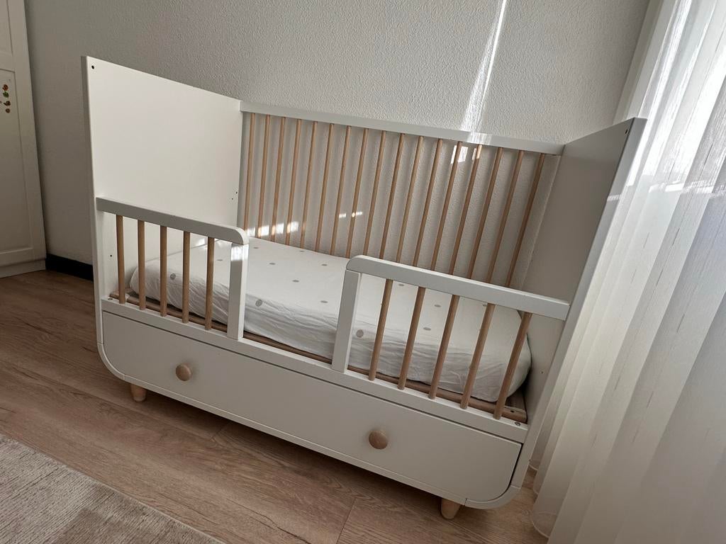 IKEA SMÅGÖRA Ledikant met lade - Zo goed als, Ophalen of Verzenden, Gebruikt, Ledikant