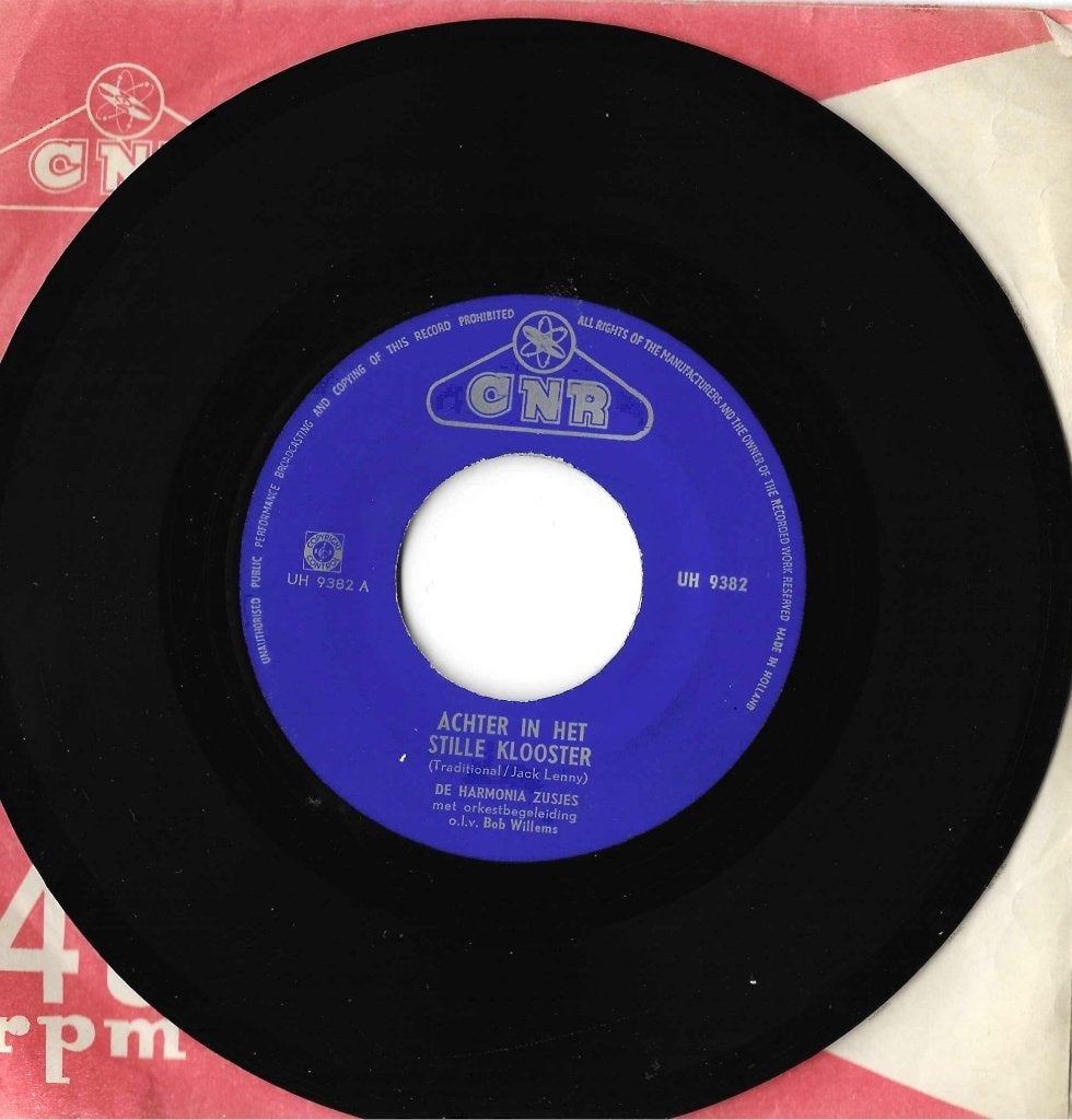 vinyl single  De Harmonia Zusjes, Cd's en Dvd's, Vinyl Singles, Ophalen of Verzenden, Gebruikt, Pop