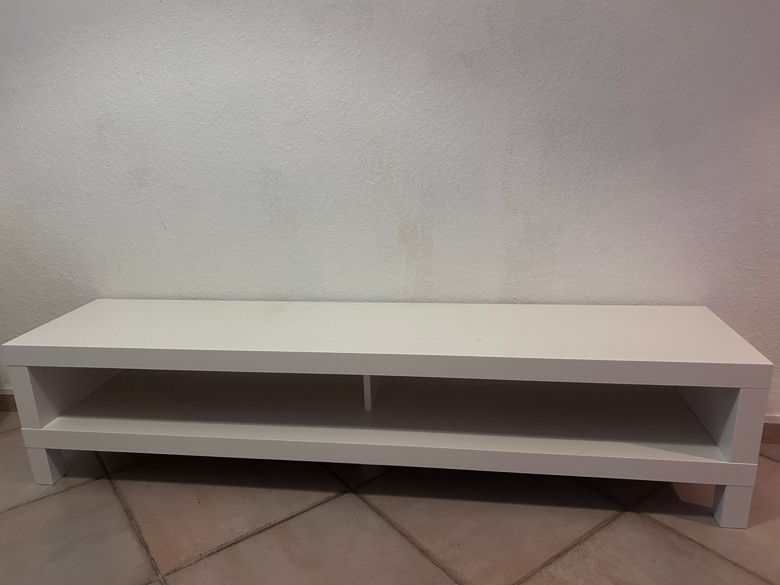 LACK tv meubel ikea wit, Ophalen, Minder dan 50 cm, Gebruikt, 100 tot 150 cm