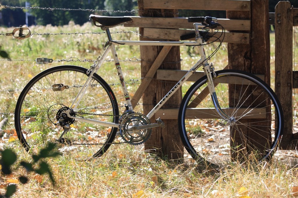 Peugeot "Restomod" vintage racefiets maat 59, 28 inch, Gebruikt, 10 tot 15 versnellingen, 57 tot 61 cm