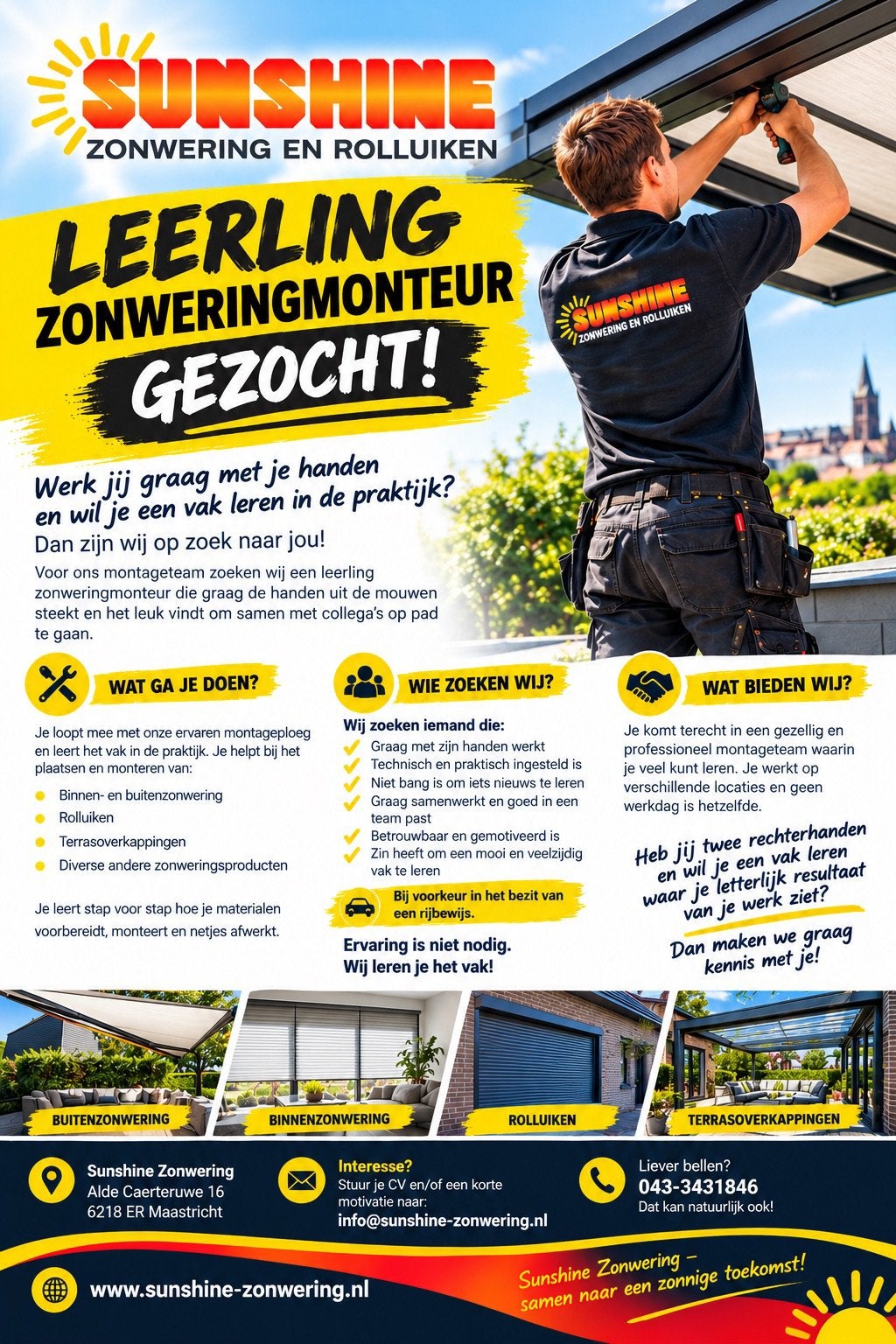 Personeel gezocht, Vacatures, 33 - 40 uur, Overige niveaus, Overige vormen
