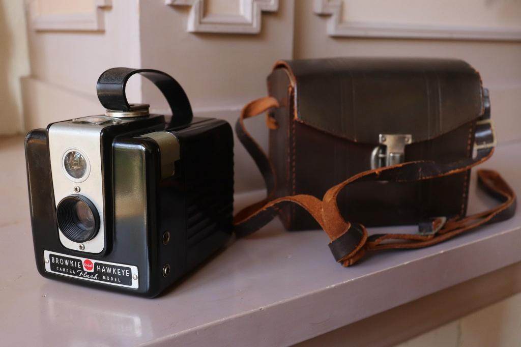 Kodak Brownie Hawkeye camera, Ophalen of Verzenden, 1940 tot 1960, Fototoestel
