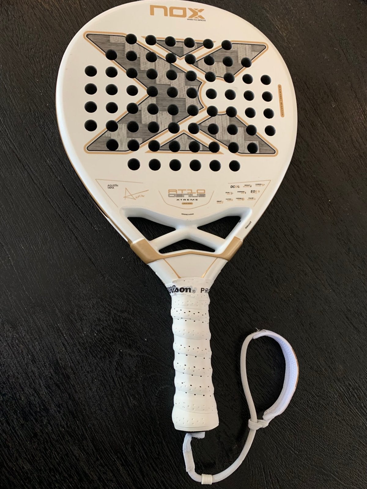 NOX AT10 12K Genius Xtreme 2026 Padel Racket, Ophalen of Verzenden, Zo goed als nieuw, Racket, Overige merken
