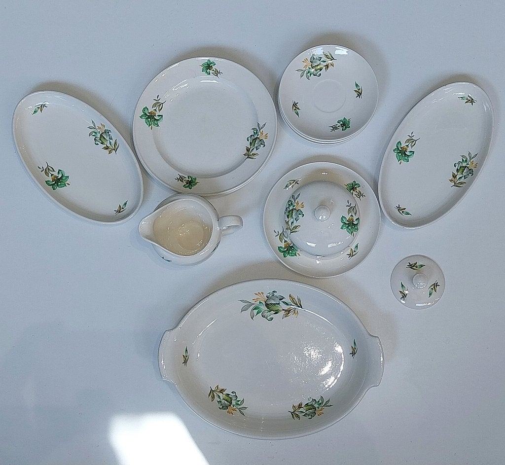 Servies (14 delig) van P. Regout (Maastricht) (SET € 30,00), Antiek en Kunst, Ophalen of Verzenden