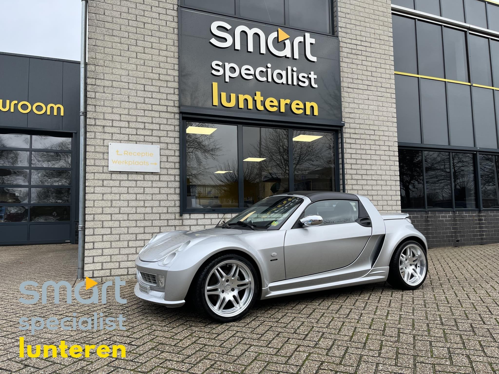 smart roadster 0.7 BRABUS Exclusive Slechts 27.000km nieuw s, Auto's, Smart, Automaat, Gebruikt, Cabriolet, Roadster